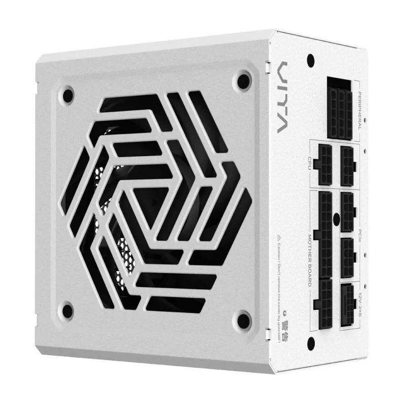 FSP VITA GM 850W balta Barošanas bloks ATX ATX3.1 Balts, 850 W, 100 - 240 V, 50/60 Hz, 11-5,5 A, Aktīva, 100 W