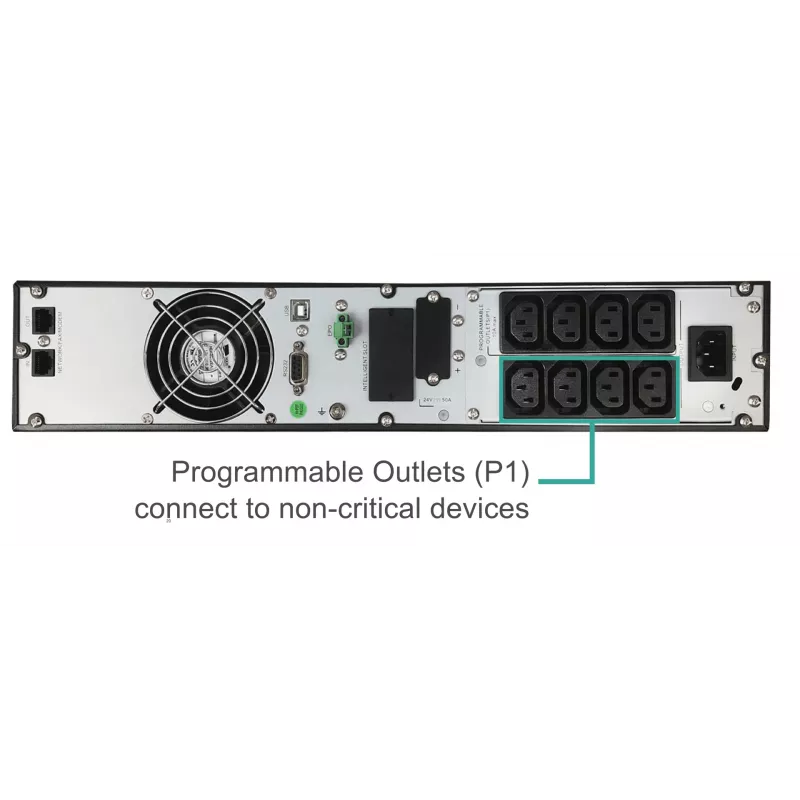 FSP Clippers RT 2K nepārtrauktās barošanas avots (UPS) Dubultās konversijas (Online) 2 kVA 2000 W