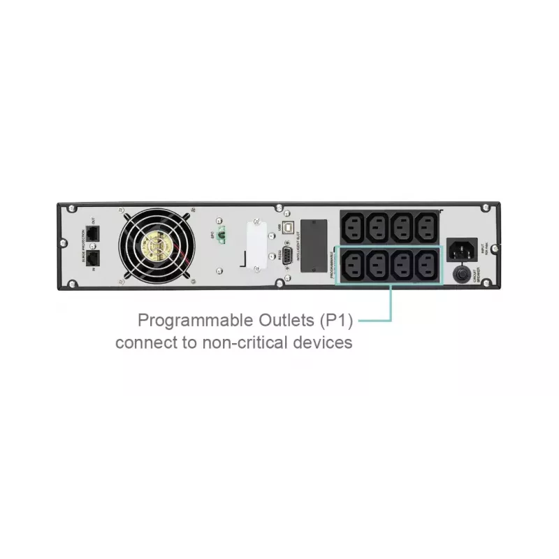 FSP/Fortron Clippers RT 3k nepārtrauktās barošanas avots (UPS) dubultā pārveidošana (tiešsaistē) 3000 kVA 3000 W