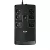 FSP NanoFit 600 nepārtrauktās barošanas avots (UPS) Standby (Offline) 0,6 kVA 360 W 6 maiņstrāvas izejas