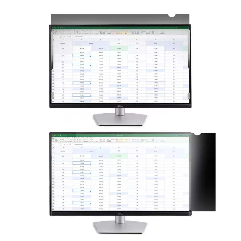 StarTech.com Monitor Privacy Screen for 20 inch PC Display - Computer Screen Security Filter - Blue Light Reducing Screen Protector Film - 16:9 Widescreen - Matte/Glossy - +/-30 Degree
