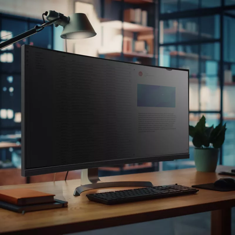 StarTech.com Monitora privātuma ekrāns 34 collu īpaši platajam displejam - 21:9 platekrāns - Datora ekrāna drošības filtrs - Zilās gaismas samazinošs aizsargs - Matēts/Spīdīgs - +/-30 grādi