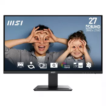 MSI Pro MP273U datora monitors 68,6 cm (27 colli) 3840 x 2160 pikseļi 4K Ultra HD melns