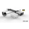 Vivolink PROADRING7S video kabeļa adapteris DisplayPort + Mini DisplayPort + USB Type-C 3 x HDMI