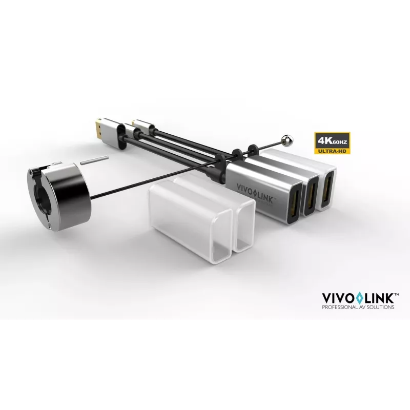 Vivolink PROADRING7S video kabeļa adapteris DisplayPort + Mini DisplayPort + USB Type-C 3 x HDMI