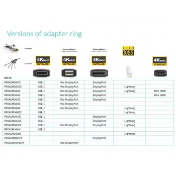 Vivolink PROADRINGDPR video kabeļa adapteris 0.1 m DisplayPort HDMI Melns
