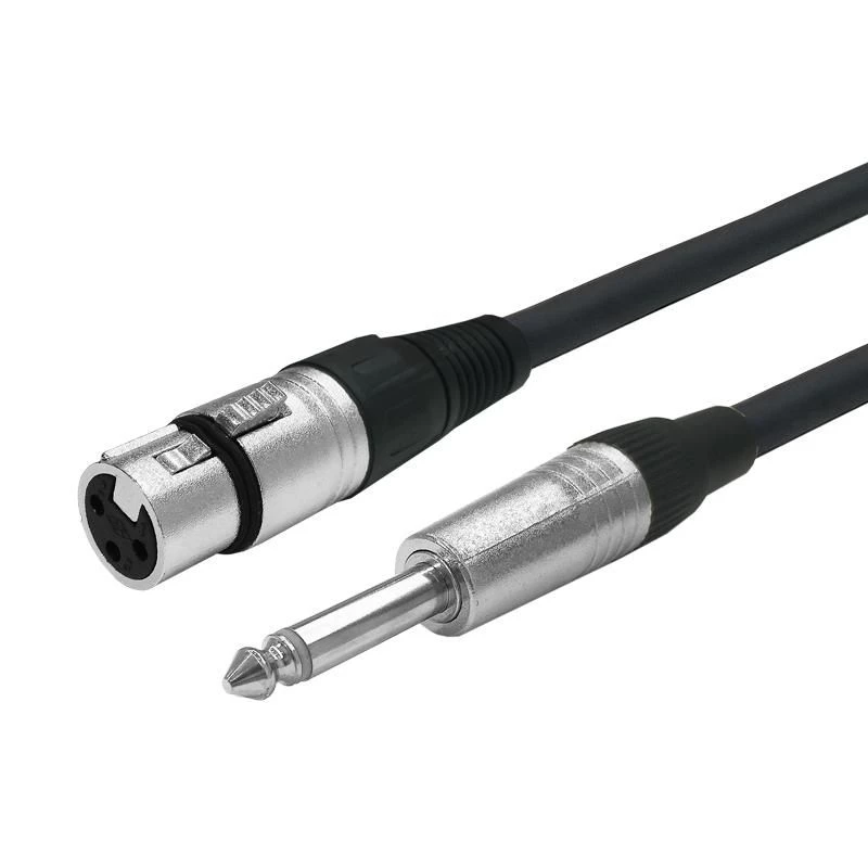 Vivolink PROAUDXLRFJACK10 audio kabelis 10 m XLR 6,35 mm melns
