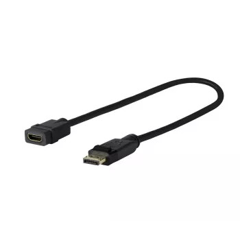 Vivolink PRODPADAPHDMI video kabeļa adapteris 0.2 m DisplayPort HDMI Melns