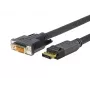 Vivolink PRODPDVI4K2 video kabeļa adapteris 2 m DisplayPort DVI-D melns