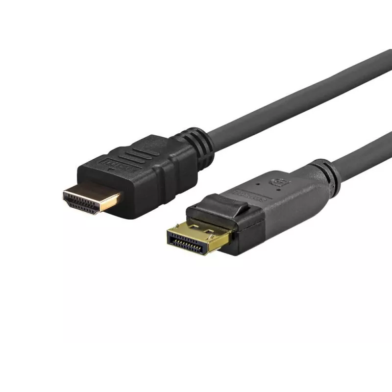Vivolink PRODPHDMI4K7.5 video kabeļa adapteris 7.5 m DisplayPort HDMI melns