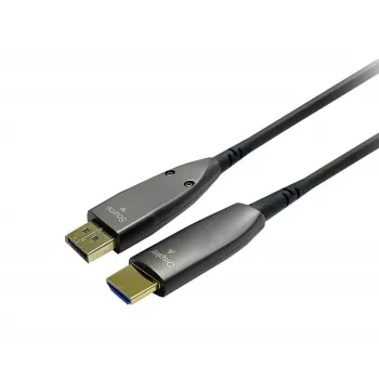 Vivolink PRODPHDMIOP50 video kabeļa adapteris 20 m DisplayPort HDMI melns