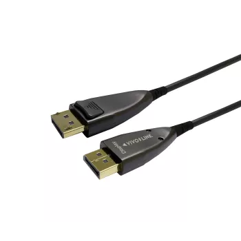 Vivolink PRODPOP15 DisplayPort kabelis 15 m Melns