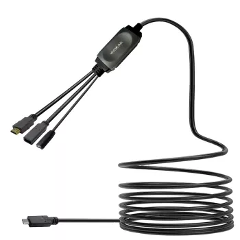 USB-C centrmezgls VivoLink PROUSBCHDMIUSB3-7.5 ar HDMI izeju un USB 3.0 pieslēgvietām