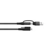 Vivolink PROUSBCMM1.5ADP USB kabelis USB 3.2 Gen 2 (3.1 Gen 2) 1.5 m USB C Melns