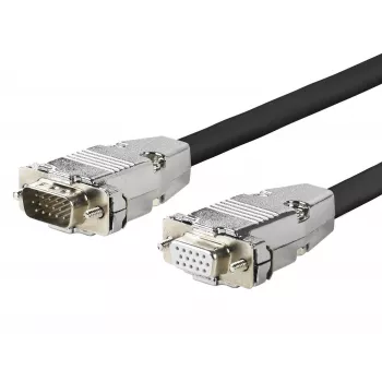 Vivolink PROVGAFM5 VGA kabelis 5 m VGA (D-Sub) Melns
