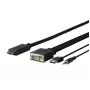 Vivolink PROVGAHDMI5 video kabeļa adapteris 5 m HDMI uz VGA (D-Sub) + 3,5 mm + USB Type-A melns