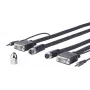Vivolink PROVGASCW15 VGA kabelis 15 m VGA (D-Sub) Melns