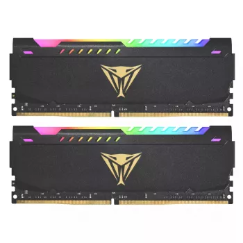 Galddatora DDR4 atmiņa PATRIOT Viper Steel RGB 16 GB (2x8 GB) 3600 MHz 288-pin DIMM 1,35 V