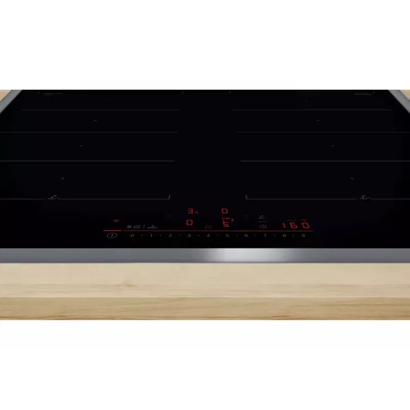 Bosch Serie 6 PXX645HC1E plīts virsma Melns Iebūvēts 60 cm Zonas indukcijas plīts virsma 4 zona(s)