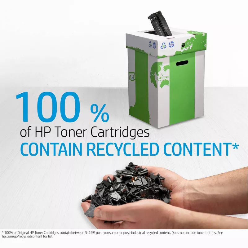 HP 124A melna oriģinālā LaserJet tonera kasetne