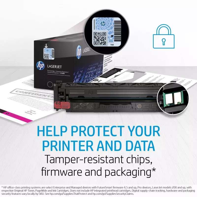 HP 124A melna oriģinālā LaserJet tonera kasetne