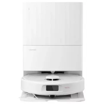 Roborock Qrevo PLUS 0,33 l, melna, balta