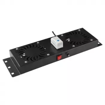 Ventilatora panelis LOGON RAF115BL melns, 2 ventilatori