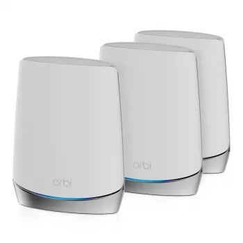 NETGEAR Orbi RBK753 AX4200 WiFi 6 Mesh sistēma Tri-band (2,4 GHz / 5 GHz / 5 GHz) Wi-Fi 6 (802.11ax) Balta 7 Iekšējā