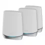 NETGEAR Orbi RBK753 AX4200 WiFi 6 Mesh sistēma Tri-band (2,4 GHz / 5 GHz / 5 GHz) Wi-Fi 6 (802.11ax) Balta 7 Iekšējā
