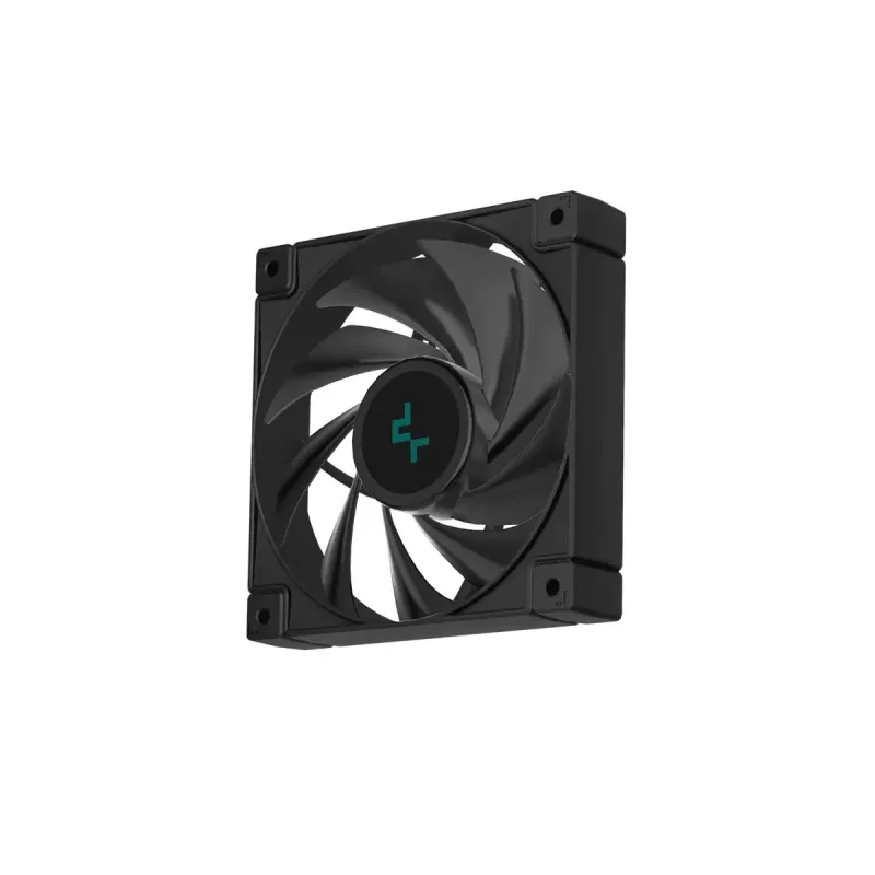 Datora korpuss DeepCool CC560 V2 Midi Tornis Melns — ATX/microATX, Rūdītais stikls, RGB priekšpuse, 360mm priekšējais radiators, 370mm GPU