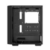 Datora korpuss DeepCool CC560 V2 Midi Tornis Melns — ATX/microATX, Rūdītais stikls, RGB priekšpuse, 360mm priekšējais radiators, 370mm GPU