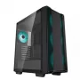 Datora korpuss DeepCool CC560 V2 Midi Tornis Melns — ATX/microATX, Rūdītais stikls, RGB priekšpuse, 360mm priekšējais radiators, 370mm GPU