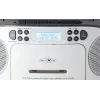 Portable boombox Reflexion RCR2260DAB balta/pelēka with DAB+/FM tuner and CD player