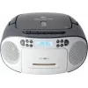 Portable boombox Reflexion RCR2260DAB balta/pelēka with DAB+/FM tuner and CD player