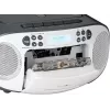 Portable boombox Reflexion RCR2260DAB balta/pelēka with DAB+/FM tuner and CD player