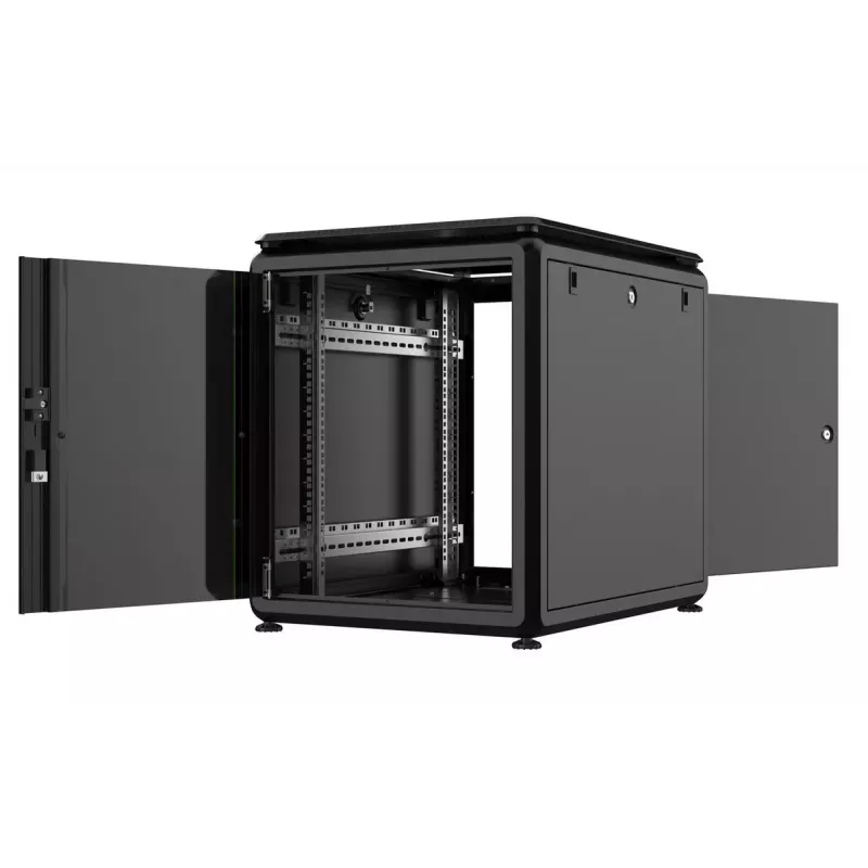 Rack Cabinet Lanview RDL12U68BL 12U Melns 600kg IP20