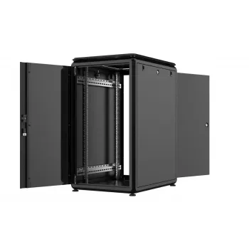 Rack Cabinet Lanview RDL20U68BL 20U Melns 600kg IP20
