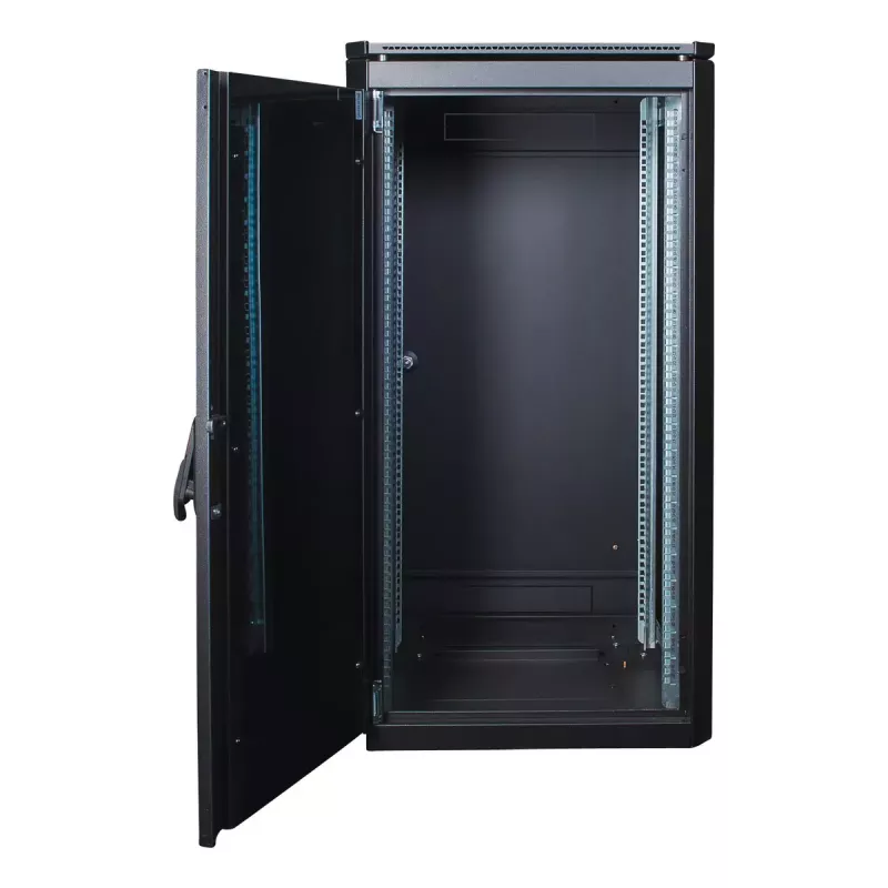 Brīvi stāvošs statīvs LOGON RDL22U66BL 22U melns 600 kg kravnesība
