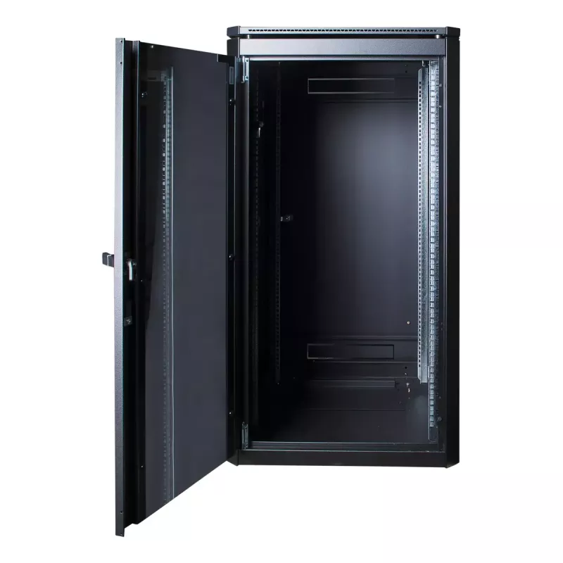 Brīvi stāvošs statīvs LOGON RDL22U68BL 22U 600 kg ietilpība Melns