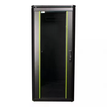 Brīvi stāvošs statīvs LOGON RDL26U66BL 26U ietilpība 600 kg Melns