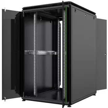 Rack Cabinet Lanview RDL26U81BL 26U Melns 600kg IP20