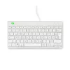 R-Go Tools ergonomiskā tastatūra R-Go Compact Break, kompakta tastatūra ar pārtraukuma programmatūru, QWERTZ (DE), vadu, balta