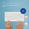 R-Go Tools ergonomiskā tastatūra R-Go Compact Break, kompakta tastatūra ar pārtraukuma programmatūru, QWERTZ (DE), vadu, balta