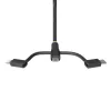 StarTech.com 3,3 pēdu (1 m) izturīgs USB vairāku uzlādes kabelis, USB uz Lightning/Micro-USB/Type-C, Apple MFi sertificēts, aramīda apvalks, universāls 3-in-1 USB lādētāja vads iPhone/iPad/Android ierīcēm