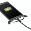 StarTech.com 3,3 pēdu (1 m) izturīgs USB vairāku uzlādes kabelis, USB uz Lightning/Micro-USB/Type-C, Apple MFi sertificēts, aramīda apvalks, universāls 3-in-1 USB lādētāja vads iPhone/iPad/Android ierīcēm