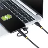 StarTech.com 3,3 pēdu (1 m) izturīgs USB vairāku uzlādes kabelis, USB uz Lightning/Micro-USB/Type-C, Apple MFi sertificēts, aramīda apvalks, universāls 3-in-1 USB lādētāja vads iPhone/iPad/Android ierīcēm
