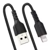 StarTech.com 1 m (3 pēdas) USB uz Lightning vads, MFi sertificēts, spirālveida iPhone lādētāja vads, melns, izturīgs TPE apvalks ar aramīda šķiedru, izturīgs spirālveida Lightning vads