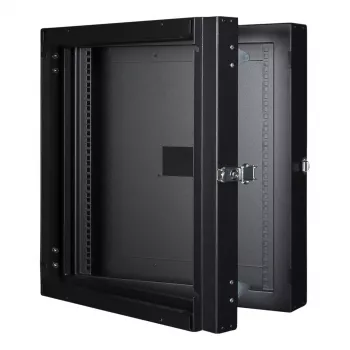 Pie sienas stiprināms statīvs LOGON RWMD12UBL 12U Melns 80 kg ietilpība