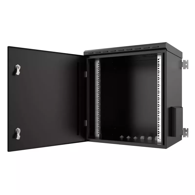 Rack cabinet Lanview RWMIP55W12U45B 12U Melns IP55 32kg