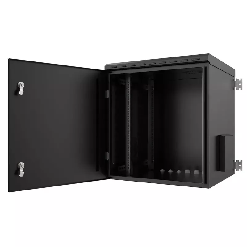 Rack cabinet Lanview RWMIP55W12U60B 12U Melns IP55
